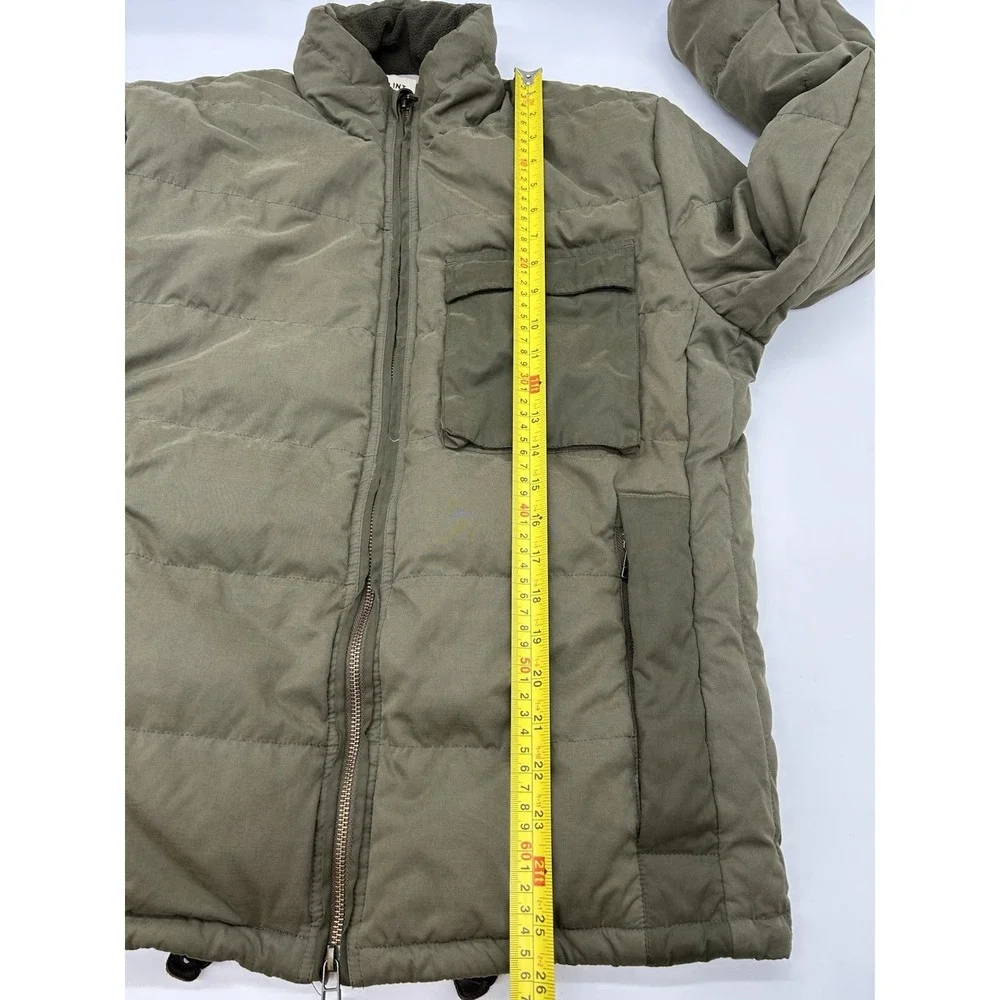 Flint & Tinder Huckberry Caliber NYCO Puffer Down Jacket Men M Cedar Camo Green
